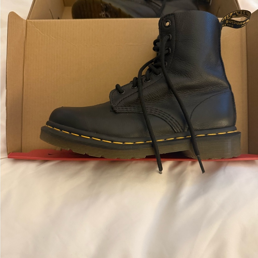 Doc Martin Pascal Women’s Soft Leather Black Lace-Up Boots